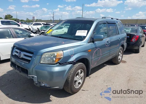 2006 Honda Pilot Ex z USA, uszkodzony, nr VIN 2HKYF18476H555537